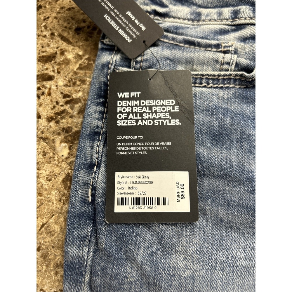 Silver Suki Women's Jeans 32x27 Curvy Fit Skinny Leg Mid Rise Msrp 89.00 - Picture 4 of 15
